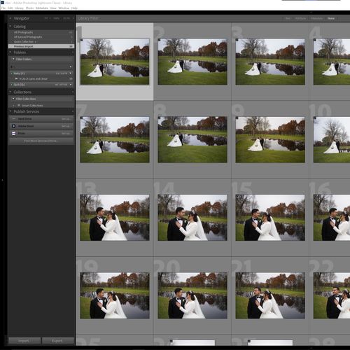 Setting up a wedding photo editing service 1